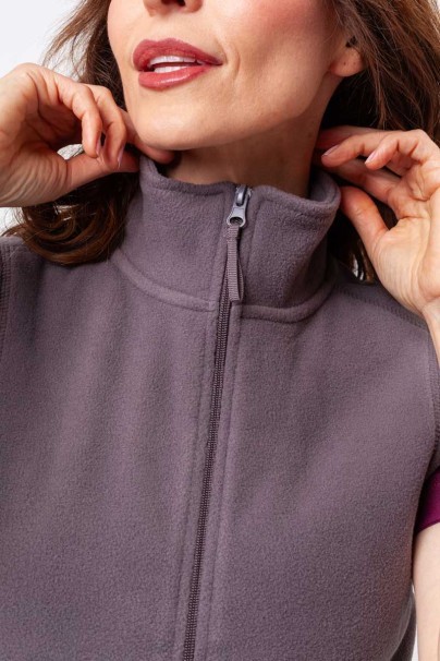 Dámska fleecová vesta Malfini Next šedá-3