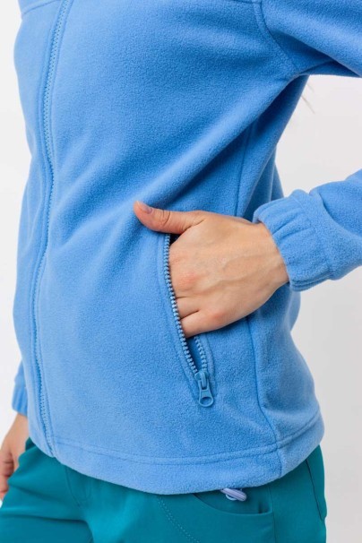 Dámska fleecová mikina Malfini lazurová-4