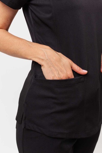 Dámska lekárska súprava Healing Hands (blúza Monica, nohavice Rebecca) čierna-6