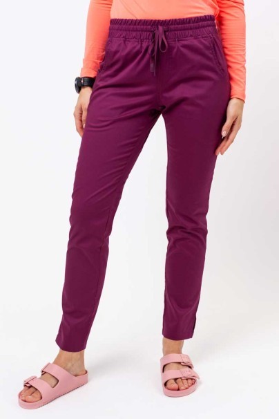 Dámska lekárska súprava Uniforms World Alyssa & Zora burgundová-7