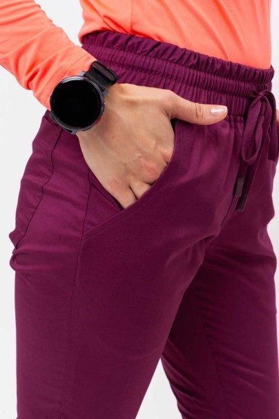 Dámska lekárska súprava Uniforms World Alyssa & Zora burgundová-9