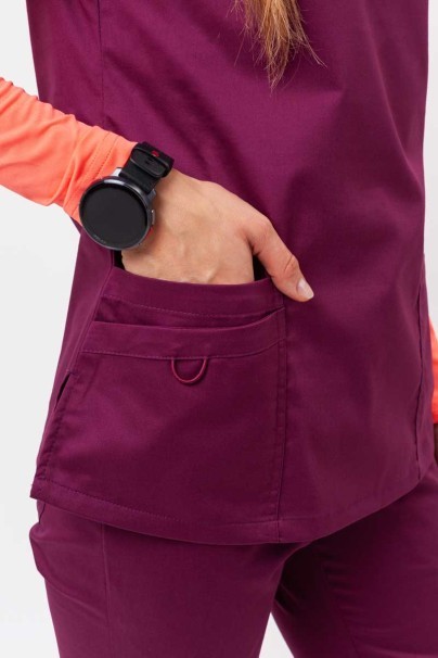 Dámska lekárska súprava Uniforms World Alyssa & Zora burgundová-6