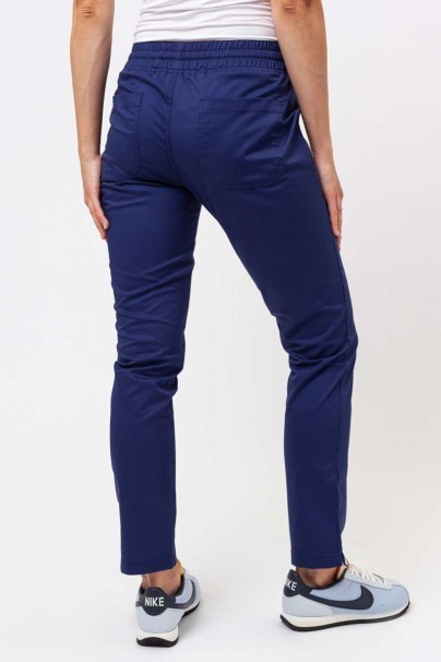 Dámske lekárske nohavice Uniforms World Zora námornícky modré-3