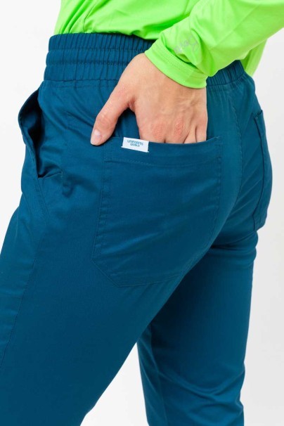 Dámske lekárske nohavice Uniforms World Zora karaibsky modré-4