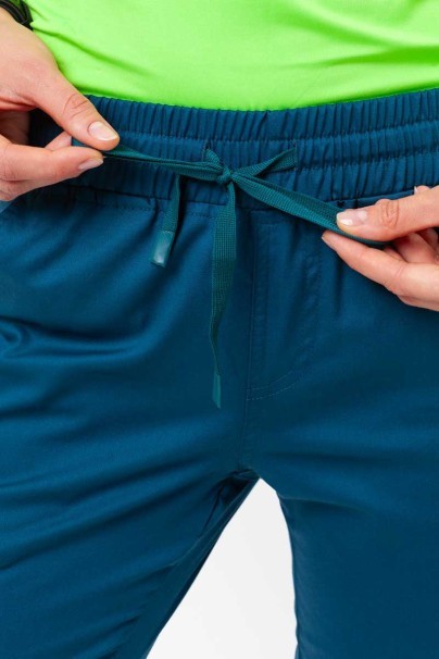 Dámska lekárska súprava Uniforms World Alyssa & Zora karaibsky modrá-12