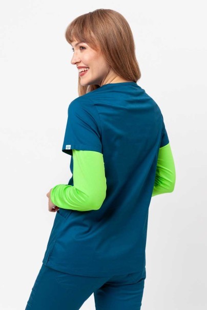 Dámska lekárska súprava Uniforms World Alyssa & Zora karaibsky modrá-4