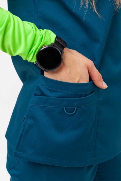 Dámska lekárska súprava Uniforms World Alyssa & Zora karaibsky modrá-7