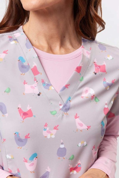 Dámska lekárska blúza Maevn Prints Hot Chicks-3