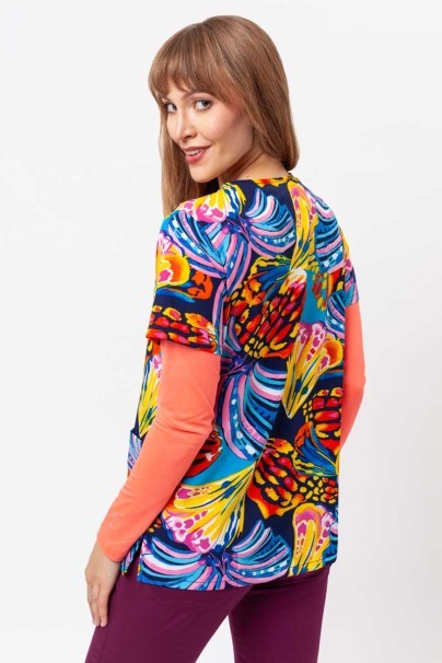 Dámska lekárska halena Cherokee Prints V-neck Winging It-2