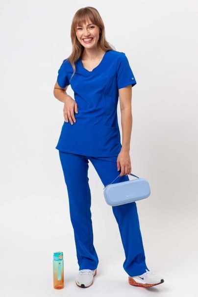 Dámske lekárske nohavice Cherokee Infinity Slim Pull-on tmavo modré-9