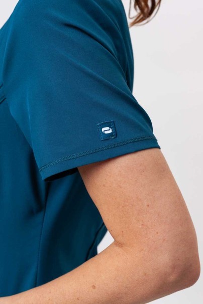 Dámska lekárska blúza Cherokee Infinity Round Neck karaibsky modrá-4