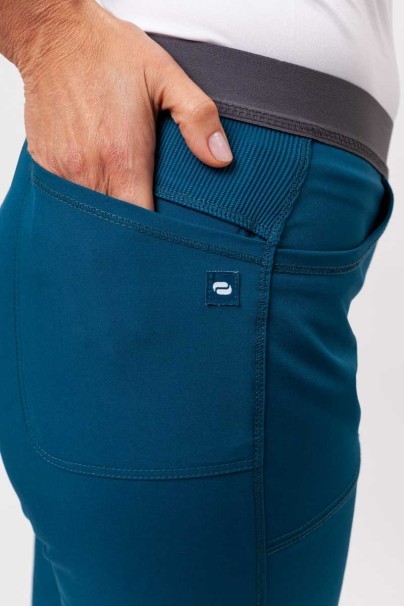 Dámske lekárske nohavice Cherokee Infinity Slim Pull-on karaibsky modré-4