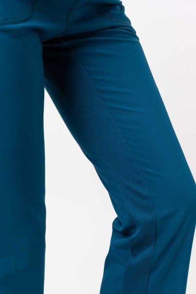 Dámske lekárske nohavice Cherokee Infinity Slim Pull-on karaibsky modré-5