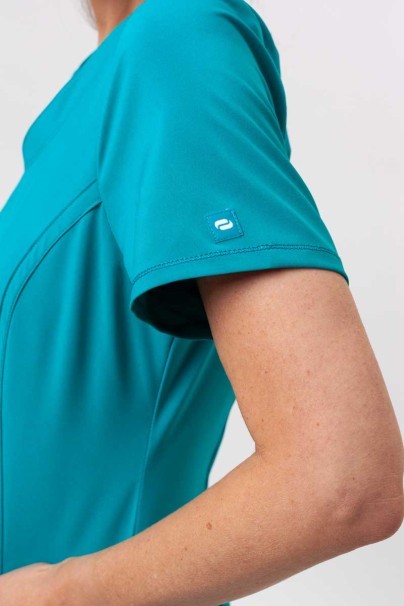 Dámska lekárska blúza Cherokee Infinity Round Neck morsky modrá-5