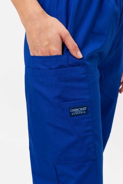Lekárska dámska súprava Cherokee Originals (blúzka V-neck, nohavice N.Rise) tmavo modrá-10