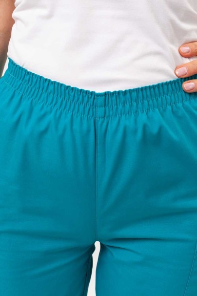 Lekárska dámska súprava Cherokee Originals (blúzka V-neck, nohavice N.Rise) morsky modrá-10