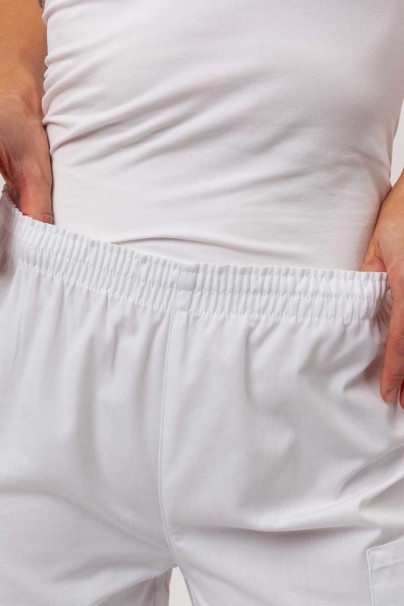 Lekárska dámska súprava Cherokee Originals (blúzka s výstrihom do V, nohavice N.Rise) biela-10