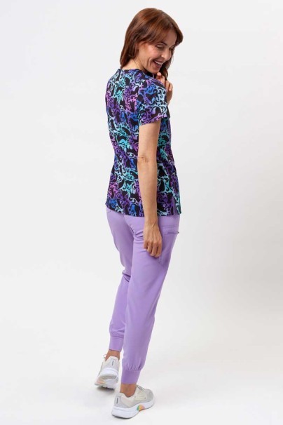 Lekárska blúzka dámska Maevn Prints Love In Every Paw-2