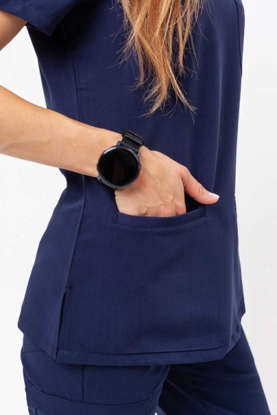 Dámska lekárska blúza Uniforms World 518GTK™ Phillip námornícky modrá-5