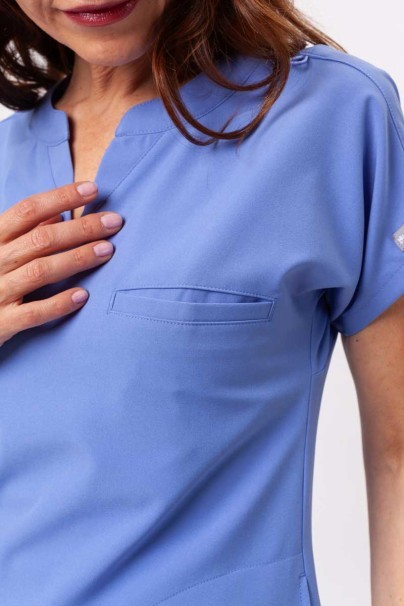 Dámska lekárska súprava Maevn Momentum (blúza Dolman, nohavice Flare Leg) klasicky modrá-6