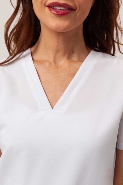 Dámska lekárska blúza Sunrise Uniforms Premium Aura biela-3