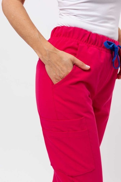 Lekárska súprava Sunrise Uniforms Premium (blúza Aura, nohavice Vibe) malinová-10