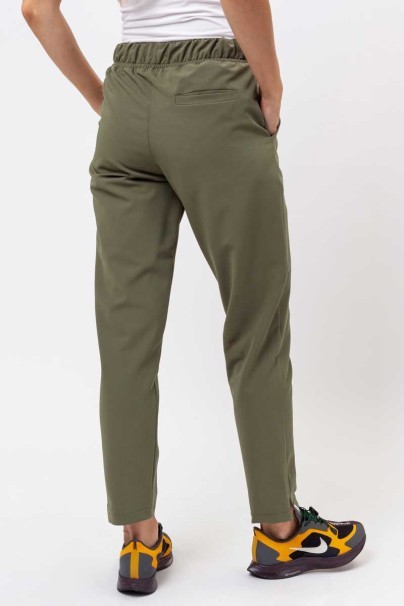 Dámske lekárske nohavice Sunrise Uniforms Premium Pride olivkové-2