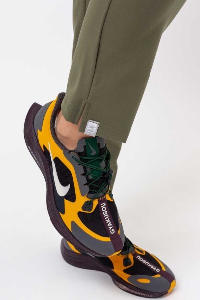 Dámske lekárske nohavice Sunrise Uniforms Premium Pride olivkové-5