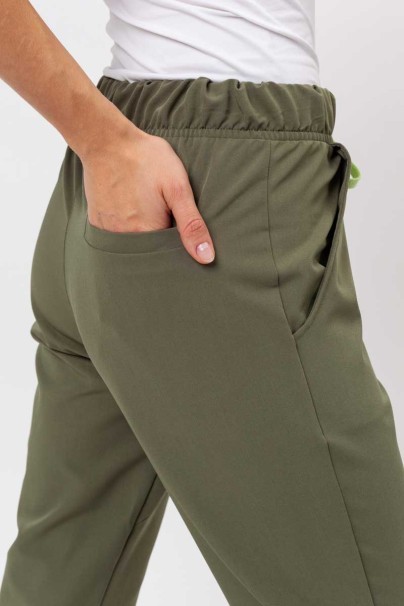 Lekárska súprava Sunrise Uniforms Premium (blúza Aura, nohavice Pride) olivková-9