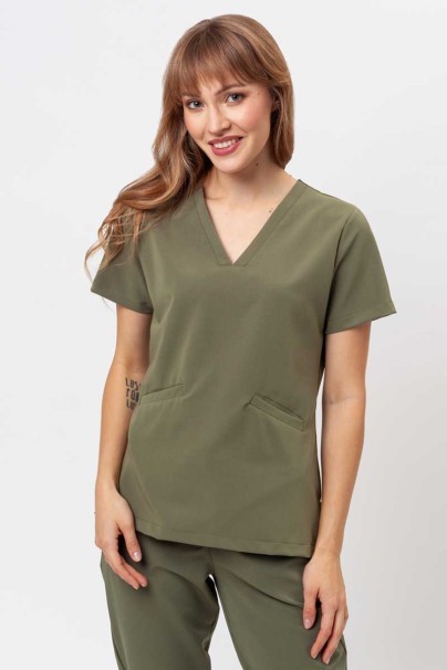Lekárska súprava Sunrise Uniforms Premium (blúza Aura, nohavice Vibe) olivková-2