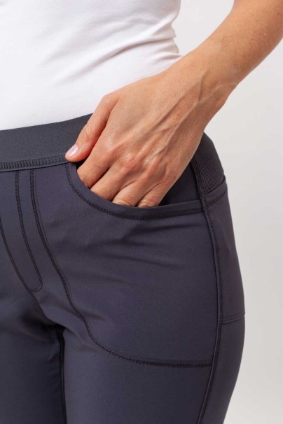 Dámske lekárske nohavice Cherokee Infinity Slim Pull-on šedé-4