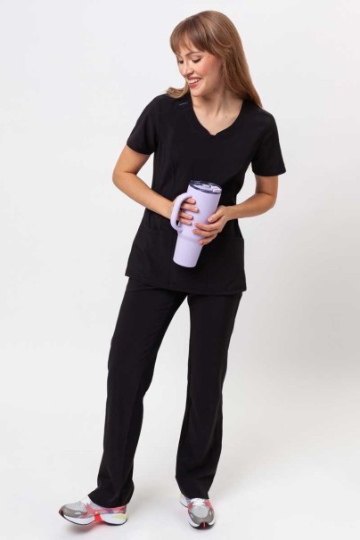 Dámska lekárska blúza Cherokee Infinity Round Neck čierna-7