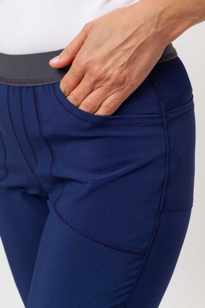 Dámske lekárske nohavice Cherokee Infinity Slim Pull-on námornícky modré-3