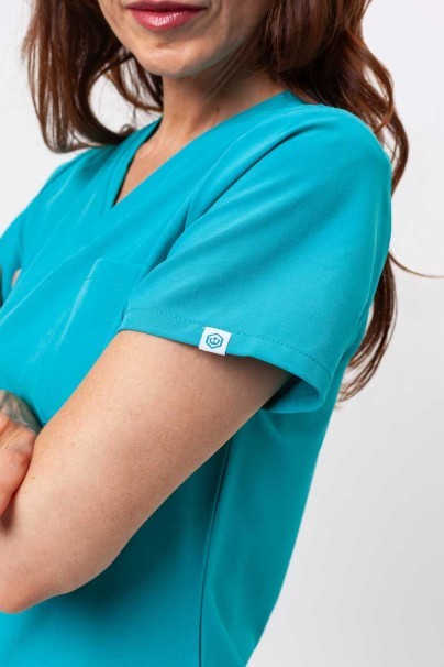 Dámska lekárska blúza Uniforms World 309TS™ Valiant morsky modrá-5