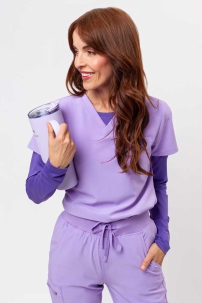 Dámske lekárske nohavice Uniforms World 309TS™ Valiant levanďulové-9