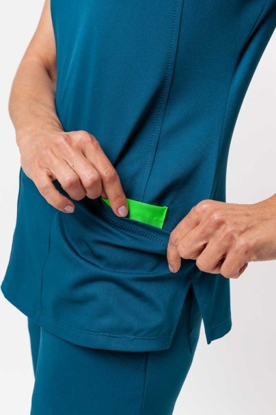 Dámska lekárska súprava Healing Hands (blúza Monica, nohavice Rebecca) karaibsky modrá-7