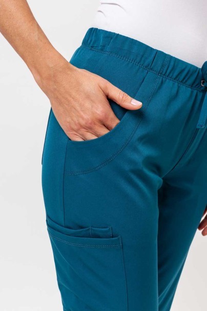 Dámska lekárska súprava Healing Hands (blúza Monica, nohavice Rebecca) karaibsky modrá-11