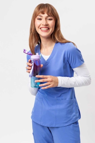 Dámska lekárska blúza Healing Hands Monica V-neck klasicky modrá-2