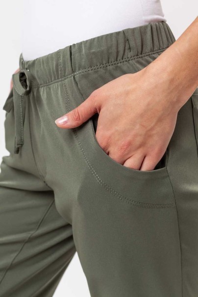 Dámska lekárska súprava Healing Hands (blúza Monica, nohavice Rebecca) olivková-12