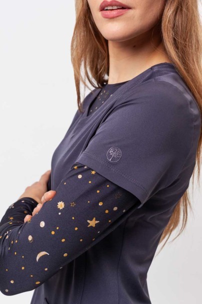 Dámska lekárska blúza Healing Hands Monica V-neck šedá-3