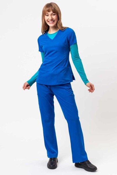 Dámska lekárska blúza Healing Hands Monica V-neck kráľovsky modrá-2