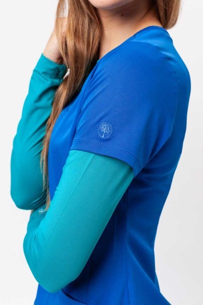 Dámska lekárska blúza Healing Hands Monica V-neck kráľovsky modrá-4