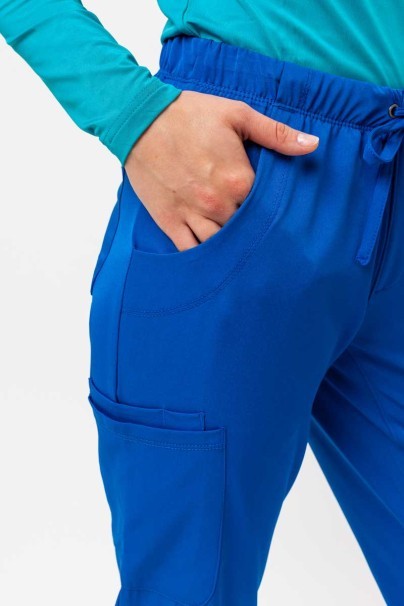 Dámske lekárske nohavice Healing Hands Rebecca Flare kráľovsky modré-3