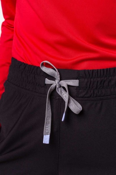 Lekárska dámska súprava Maevn Embrace (blúzka Luna, nohavice Nora) čierna-11