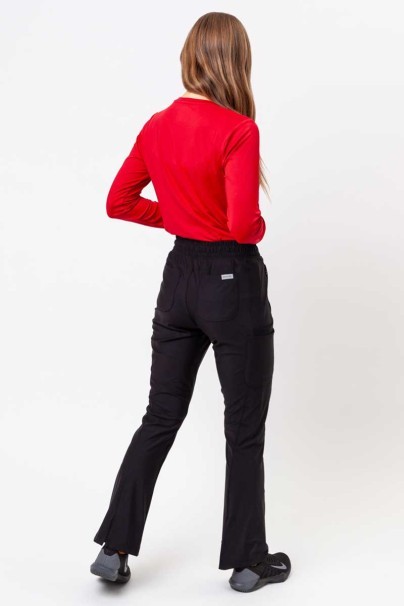 Lekárska dámska súprava Maevn Embrace (blúzka Luna, nohavice Nora) čierna-14