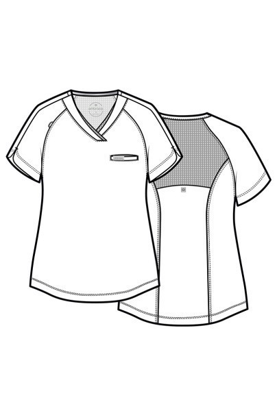 Lekárska dámska súprava Maevn Embrace (blúzka Luna, nohavice Nora) čierna-15