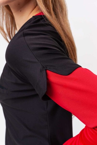 Lekárska dámska súprava Maevn Embrace (blúzka Luna, nohavice Nora) čierna-5