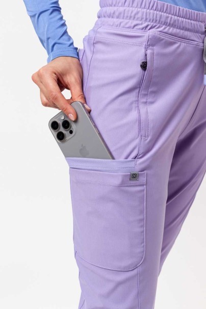 Lekárska dámska súprava Maevn Embrace (blúzka Luna, nohavice Nora) levanďulová-14