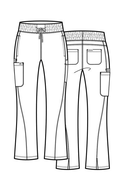 Dámske lekárske nohavice Maevn Embrace Nora levanďulové-10