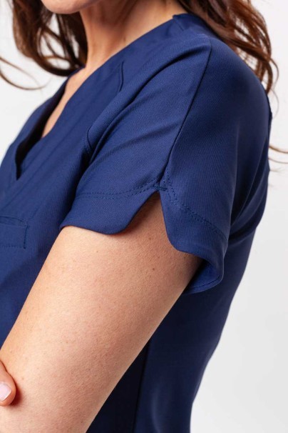 Dámska lekárska blúza Maevn Embrace Luna námornícky modrá-6
